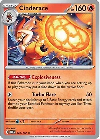 Cinderace - 028/132 - Holo Rare