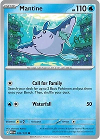 Mantine - 032/132 - Common - Reverse Holo