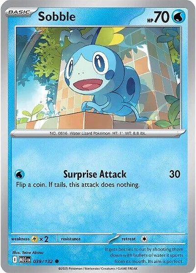 Sobble - 039/132 - Common - Reverse Holo