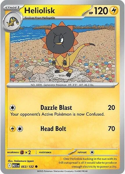 Heliolisk - 053/132 - Common - Reverse Holo