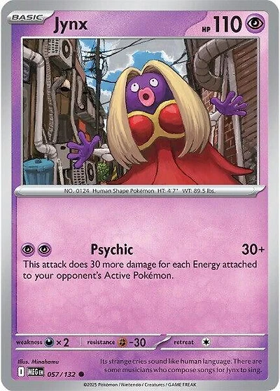 Jynx - 057/132 - Common - Reverse Holo