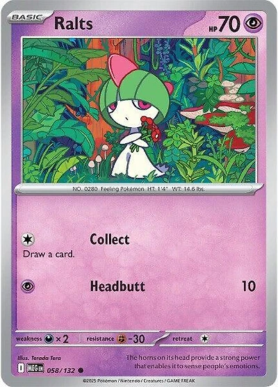 Ralts - 058/132 - Common - Reverse Holo