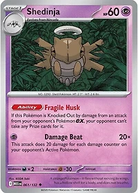 Shedinja - 061/132 - Uncommon - Reverse Holo
