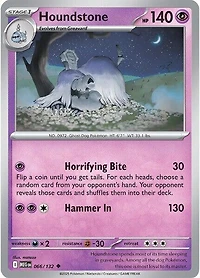 Houndstone - 066/132 - Uncommon - Reverse Holo