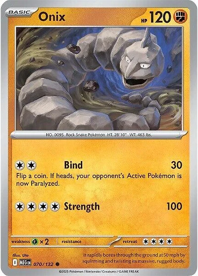 Onix - 070/132 - Common - Reverse Holo
