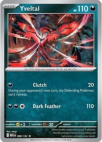 Yveltal - 088/132 - Holo Rare - Reverse Holo