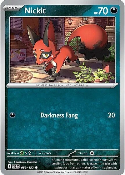 Nickit - 089/132 - Common - Reverse Holo