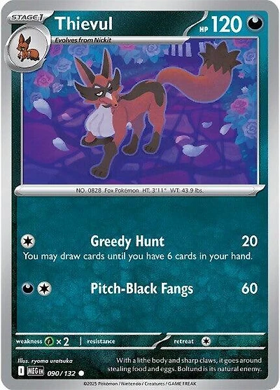 Thievul - 090/132 - Common - Reverse Holo