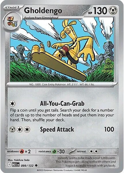 Gholdengo - 099/132 - Uncommon - Reverse Holo