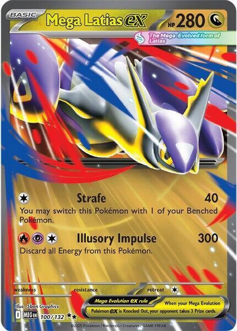 Mega Latias ex - 100/132 - Double Rare