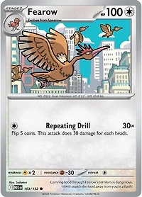 Fearow - 103/132 - Common - Reverse Holo