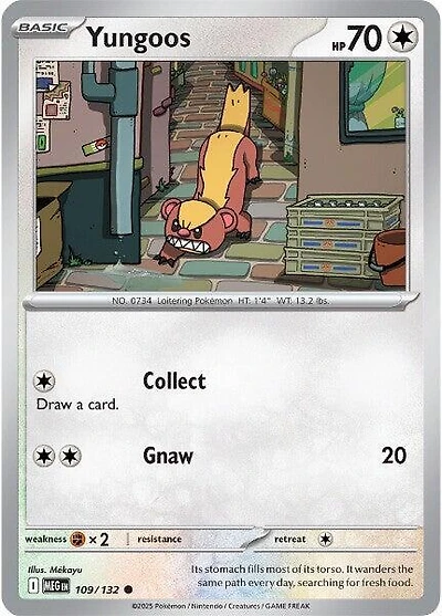 Yungoos - 109/132 - Common - Reverse Holo