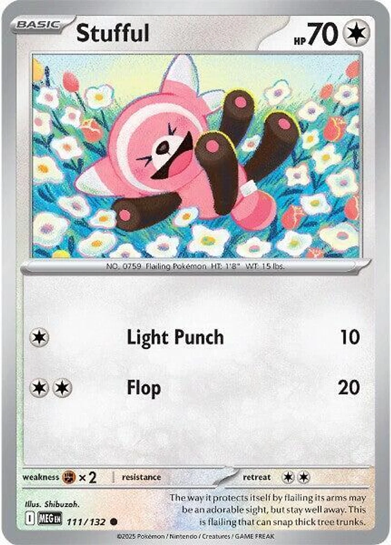 Stufful - 111/132 - Common - Reverse Holo