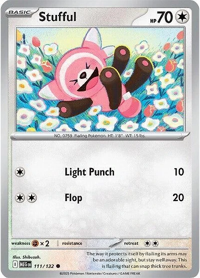 Stufful - 111/132 - Common - Reverse Holo
