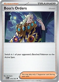 Boss's Orders [Ghetsis] - 114/132 - Uncommon - Reverse Holo