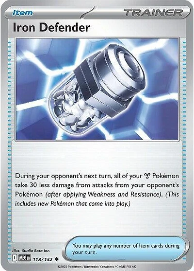 Iron Defender - 118/132 - Uncommon - Reverse Holo