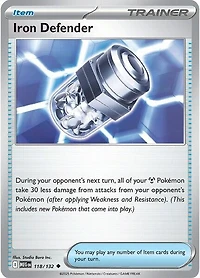 Iron Defender - 118/132 - Uncommon - Reverse Holo