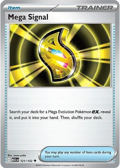Mega Signal - 121/132 - Uncommon - Reverse Holo