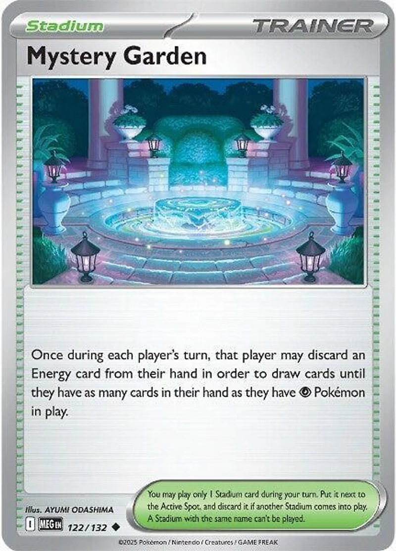 Mystery Garden - 122/132 - Uncommon - Reverse Holo