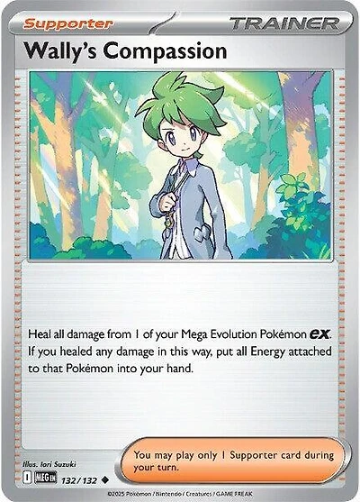 Wally's Compassion - 132/132 - Uncommon - Reverse Holo
