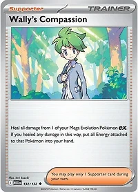 Wally's Compassion - 132/132 - Uncommon - Reverse Holo