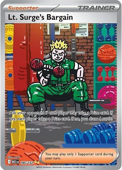 Lt. Surge's Bargain - 185/132 - Special Illustration Rare