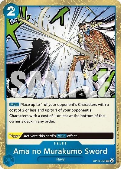Ama no Murakumo Sword (Pirate Foil) - OP06-056 - UC - Foil