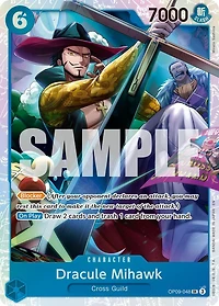 Dracule Mihawk - OP09-048 (Reprint) - OP09-048 - SR - Foil