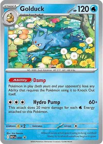 Golduck - MEP008 - MEP Black Star Promos