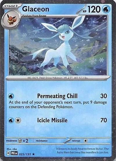 Glaceon - 025/131 - Cosmos Holo