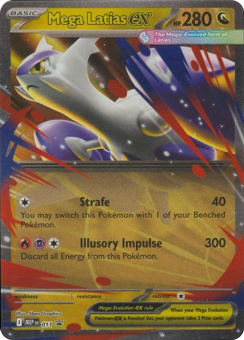 Mega Latias ex - MEP011 - MEP Black Star Promos
