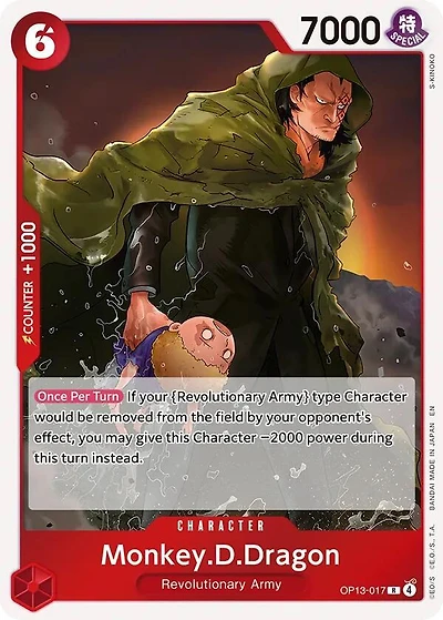 Monkey.D.Dragon - OP13-017 - R - Foil