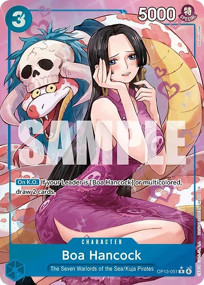 Boa Hancock (Alternate Art) - OP13-051 - R - Foil