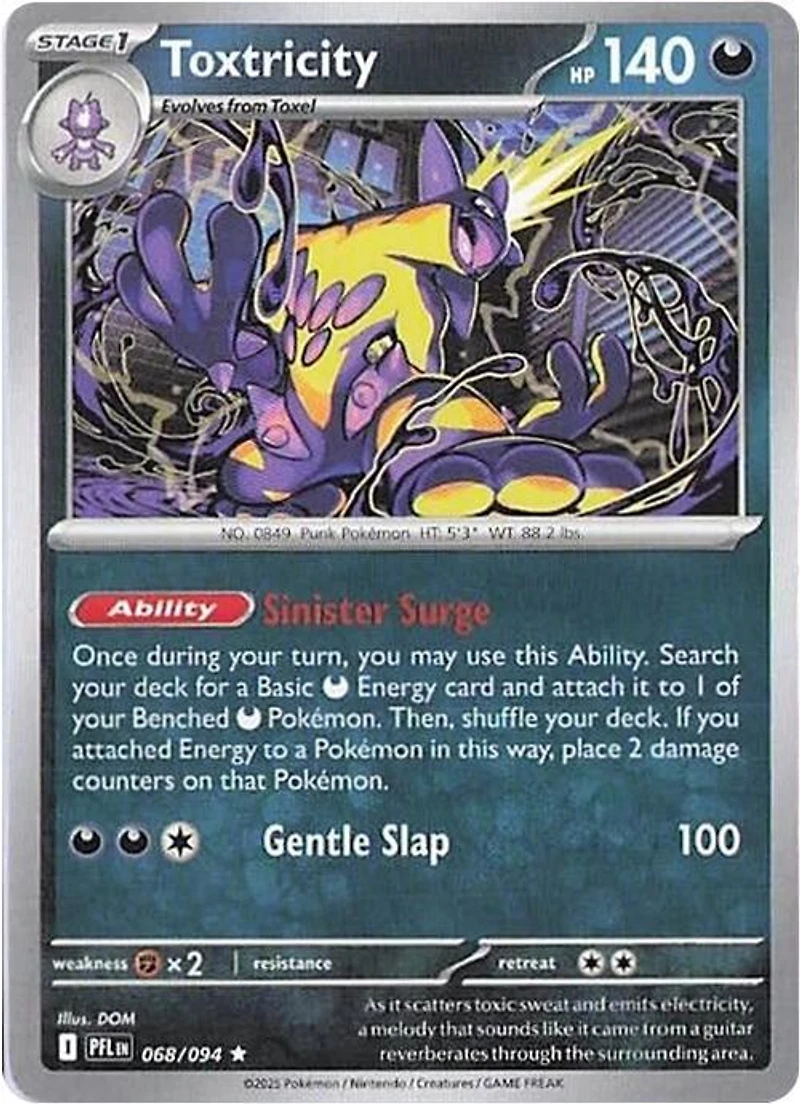 Toxtricity - 068/094 - Holo Rare
