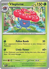 Vileplume - 003/094 - Uncommon - Reverse Holo