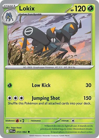 Lokix - 010/094 - Uncommon - Reverse Holo