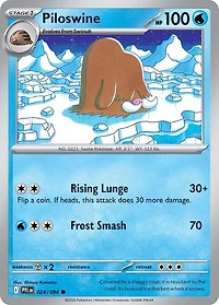 Piloswine - 024/094 - Common - Reverse Holo