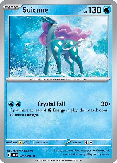 Suicune - 026/094 - Holo Rare