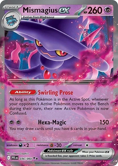 Mismagius ex - 036/094 - Double Rare