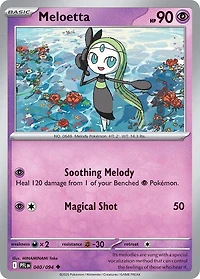 Meloetta - 040/094 - Uncommon - Reverse Holo