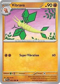 Vibrava - 052/094 - Common - Reverse Holo