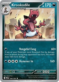 Krookodile - 066/094 - Uncommon - Reverse Holo