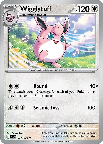 Wigglytuff - 077/094 - Uncommon - Reverse Holo