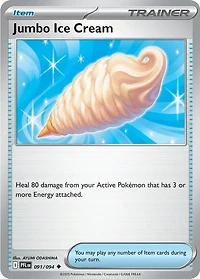 Jumbo Ice Cream - 091/094 - Uncommon - Reverse Holo