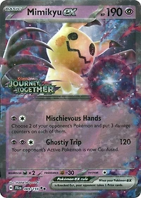 Mimikyu ex (Journey Together Stamped) - 069/159 - Double Rare