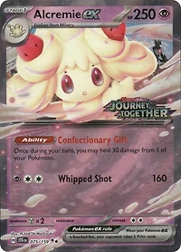 Alcremie ex (Journey Together Stamped) - 075/159