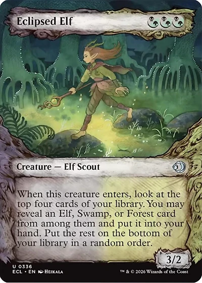 Eclipsed Elf - Foil - Showcase