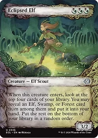 Eclipsed Elf - Foil - Showcase