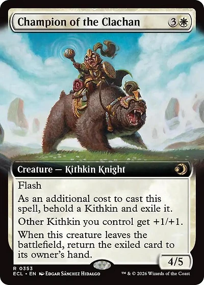 Champion of the Clachan - Extended Art