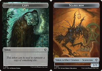 Copy // Scarecrow Double-Sided Token - Foil